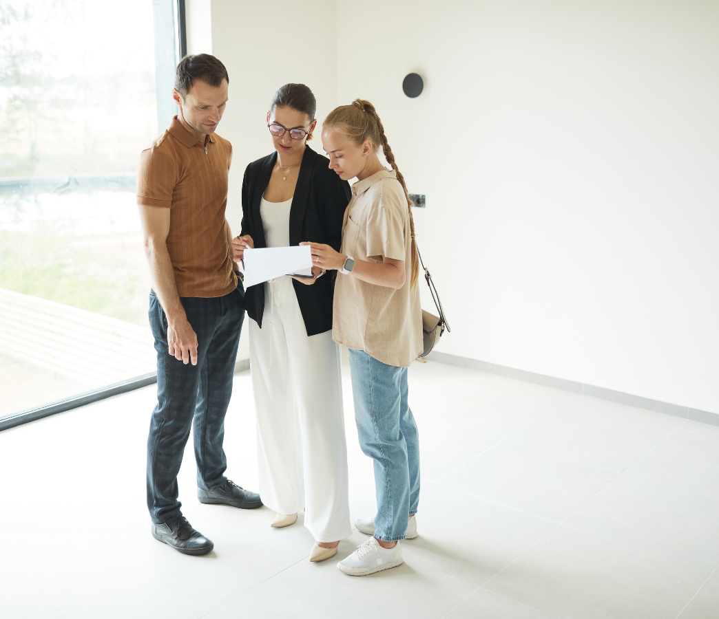 Bekijken van de nieuwe woning
