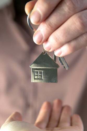 woning sleutelhanger van de hypotheekadviseur uit Zierikzee