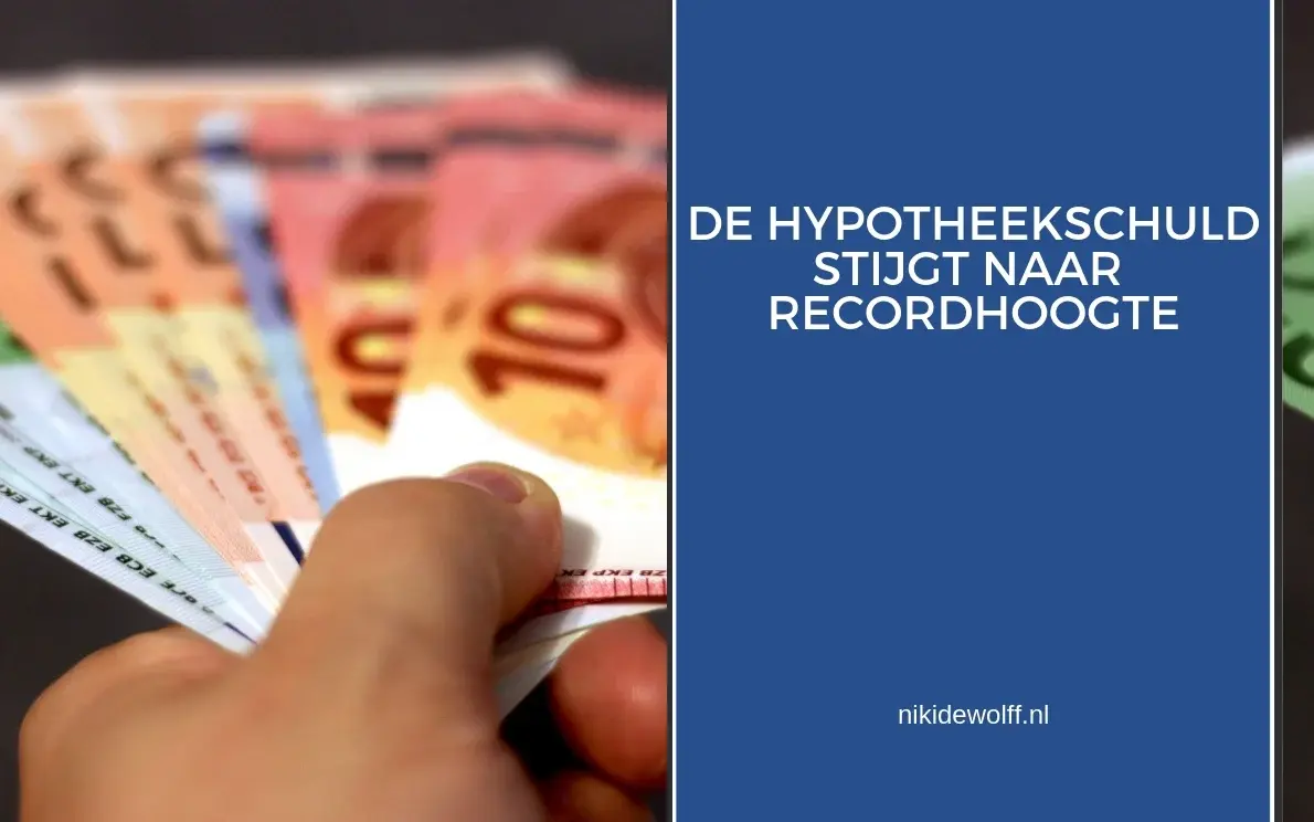 De hypotheekschuld stijgt naar recordhoogte